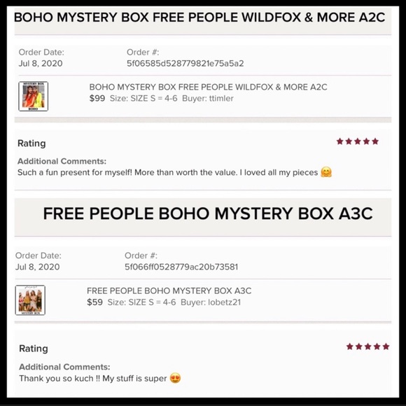 FREE PEOPLE BOHO MYSTERY BOX A3C - Picture 9 of 15